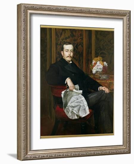 Portrait of Sir Francis Layland-Barratt (B.1860)-Valentine Cameron Prinsep-Framed Giclee Print