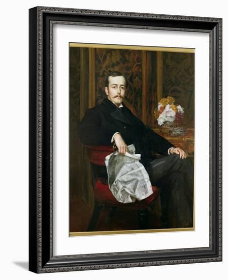 Portrait of Sir Francis Layland-Barratt (B.1860)-Valentine Cameron Prinsep-Framed Giclee Print