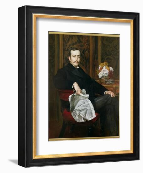 Portrait of Sir Francis Layland-Barratt (B.1860)-Valentine Cameron Prinsep-Framed Giclee Print