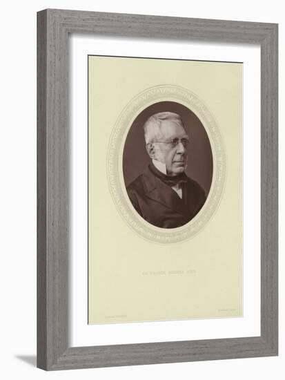 Portrait of Sir George Biddell Airy-null-Framed Photographic Print