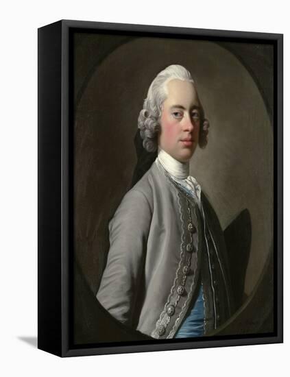 Portrait of Sir Henry Mainwaring-Allan Ramsay-Framed Premier Image Canvas
