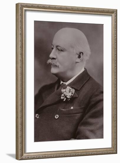 Portrait of Sir Hubert Parry-null-Framed Photographic Print