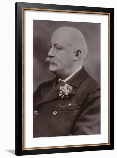 Portrait of Sir Hubert Parry-null-Framed Photographic Print