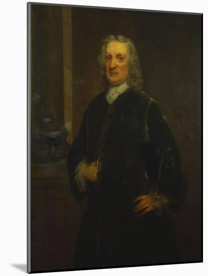 Portrait of Sir Isaac Newton, Aged 80, Three-Quarter Length, in a Grey Coat-Anthony Lee-Mounted Giclee Print