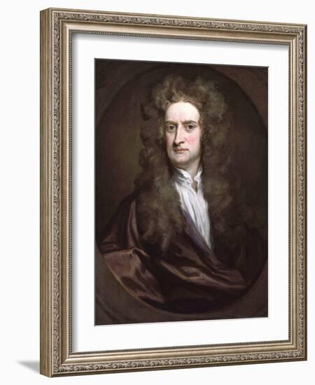 Portrait of Sir Isaac Newton-Sir Geoffrey Kneller-Framed Giclee Print