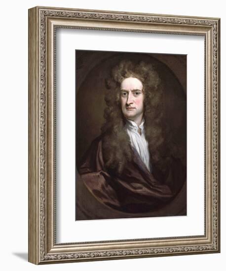 Portrait of Sir Isaac Newton-Sir Geoffrey Kneller-Framed Giclee Print