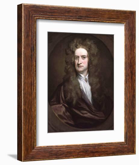 Portrait of Sir Isaac Newton-Sir Geoffrey Kneller-Framed Giclee Print