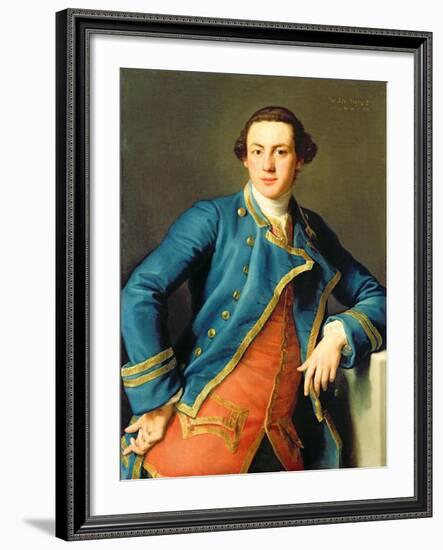 Portrait of Sir John Armytage-Pompeo Batoni-Framed Giclee Print