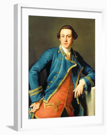 Portrait of Sir John Armytage-Pompeo Batoni-Framed Giclee Print