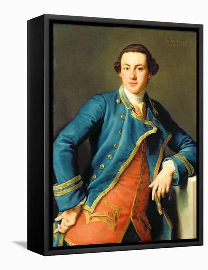 Portrait of Sir John Armytage-Pompeo Batoni-Framed Premier Image Canvas