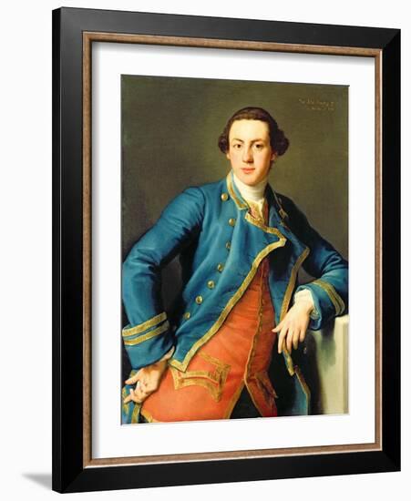 Portrait of Sir John Armytage-Pompeo Batoni-Framed Giclee Print