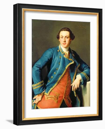 Portrait of Sir John Armytage-Pompeo Batoni-Framed Giclee Print