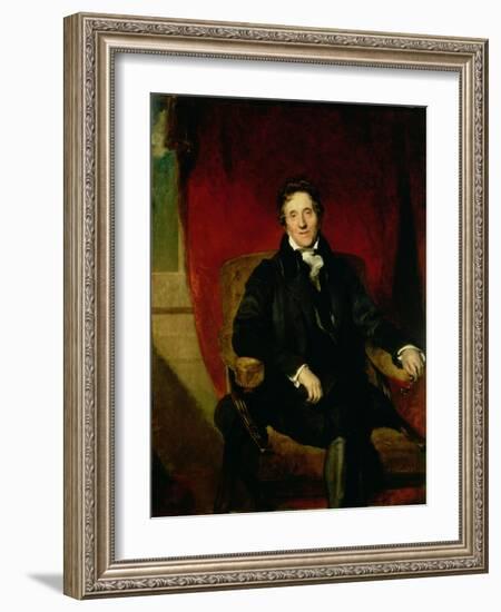 Portrait of Sir John Soane (1753-1837) 1829-Thomas Lawrence-Framed Giclee Print