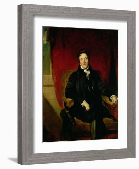 Portrait of Sir John Soane (1753-1837) 1829-Thomas Lawrence-Framed Giclee Print