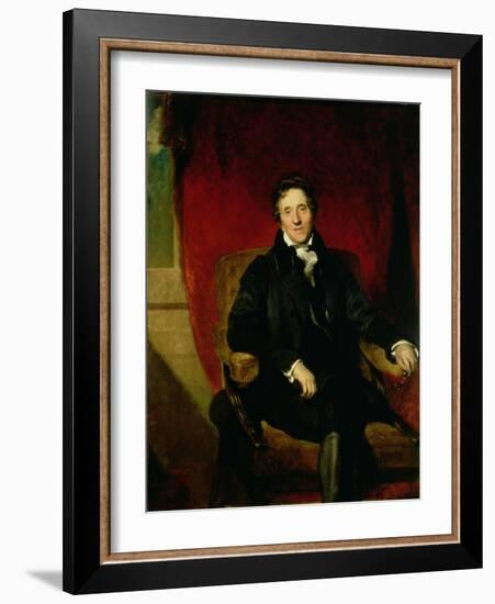 Portrait of Sir John Soane (1753-1837) 1829-Thomas Lawrence-Framed Giclee Print