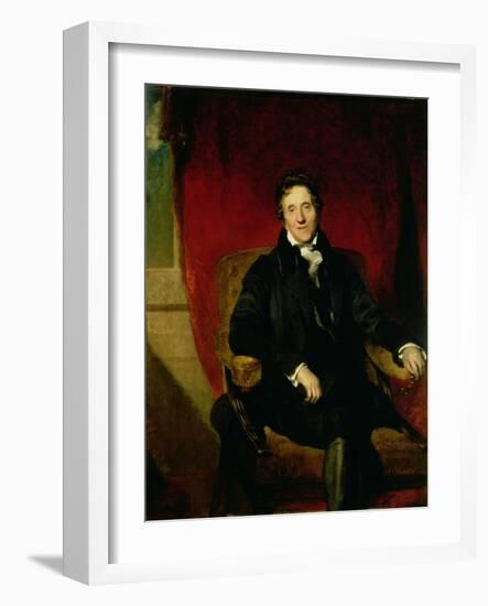 Portrait of Sir John Soane (1753-1837) 1829-Thomas Lawrence-Framed Giclee Print