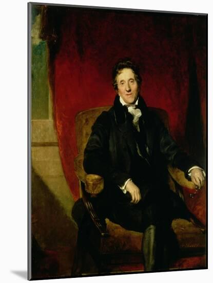 Portrait of Sir John Soane (1753-1837) 1829-Thomas Lawrence-Mounted Giclee Print
