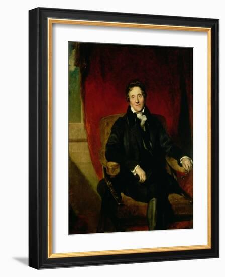 Portrait of Sir John Soane (1753-1837) 1829-Thomas Lawrence-Framed Giclee Print