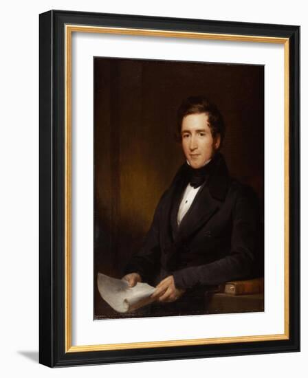 Portrait of Sir Joseph Paxton, May 1836-Henry Perronet Briggs-Framed Giclee Print