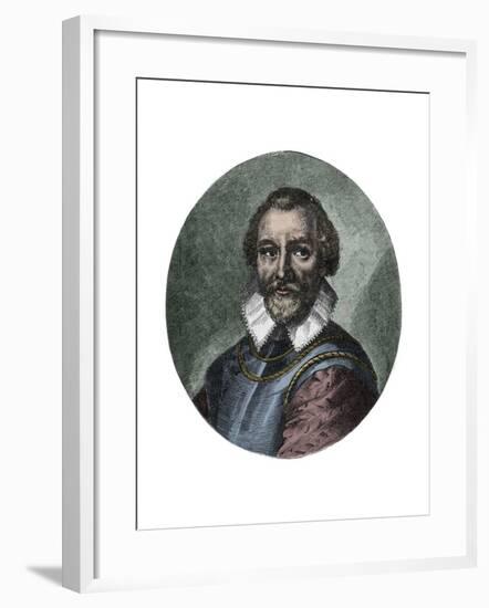 Portrait of Sir Martin Frobisher-Stefano Bianchetti-Framed Giclee Print