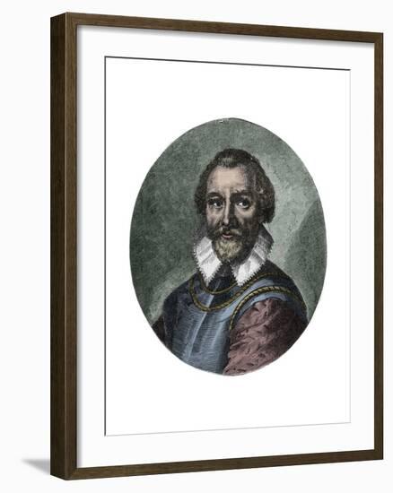 Portrait of Sir Martin Frobisher-Stefano Bianchetti-Framed Giclee Print