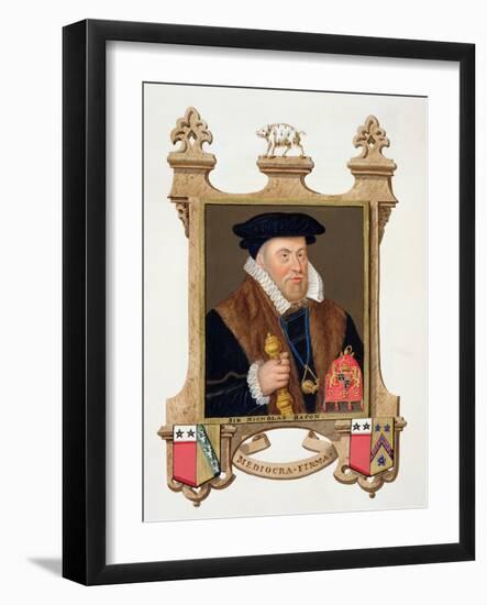 Portrait of Sir Nicholas Bacon-Sarah Countess Of Essex-Framed Giclee Print