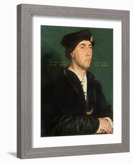 Portrait of Sir Richard Southwell, 1536-Hans Holbein the Younger-Framed Giclee Print