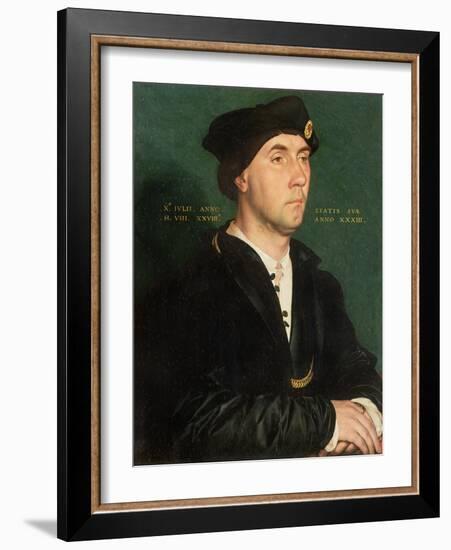 Portrait of Sir Richard Southwell, 1536-Hans Holbein the Younger-Framed Giclee Print