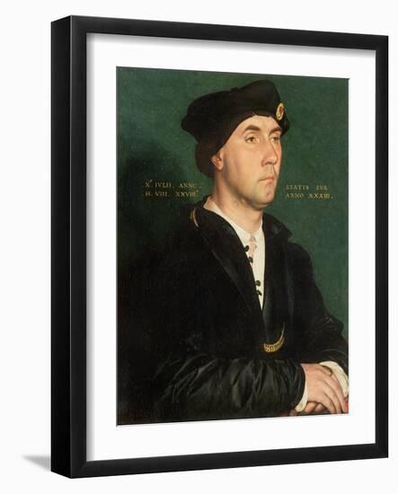 Portrait of Sir Richard Southwell, 1536-Hans Holbein the Younger-Framed Giclee Print