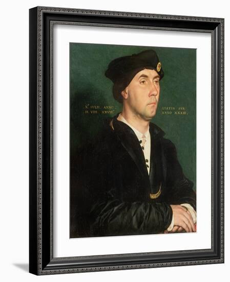 Portrait of Sir Richard Southwell, 1536-Hans Holbein the Younger-Framed Giclee Print