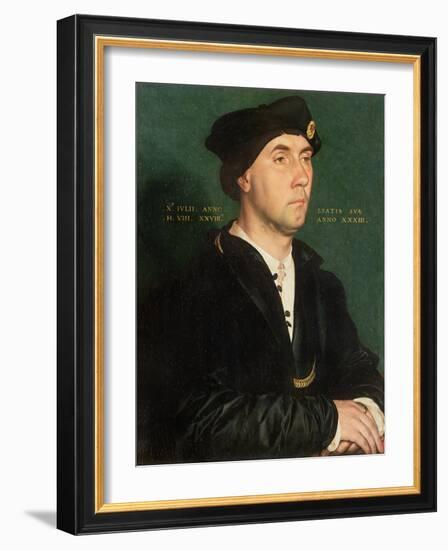 Portrait of Sir Richard Southwell, 1536-Hans Holbein the Younger-Framed Giclee Print