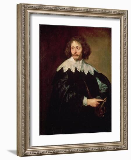 Portrait of Sir Thomas Chaloner (1595-1661) 1620 (Oil on Canvas)-Anthony Van Dyck-Framed Giclee Print