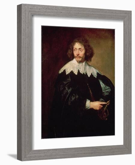 Portrait of Sir Thomas Chaloner (1595-1661) 1620 (Oil on Canvas)-Anthony Van Dyck-Framed Giclee Print