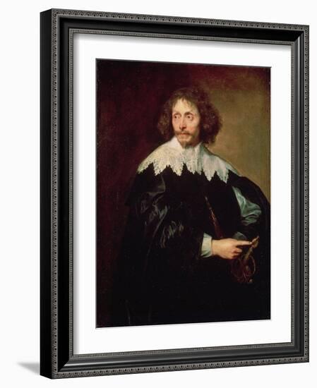 Portrait of Sir Thomas Chaloner (1595-1661) 1620 (Oil on Canvas)-Anthony Van Dyck-Framed Giclee Print