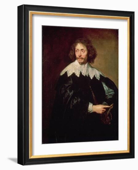 Portrait of Sir Thomas Chaloner (1595-1661) 1620 (Oil on Canvas)-Anthony Van Dyck-Framed Giclee Print