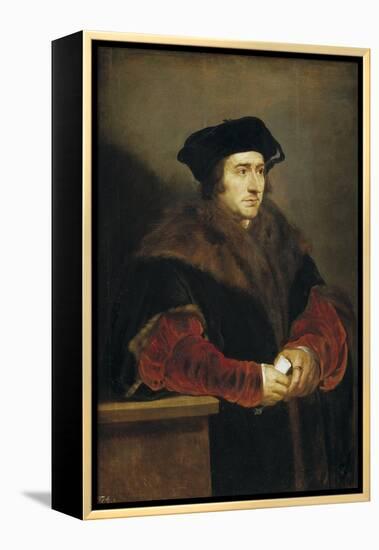 Portrait of Sir Thomas More, 1625-1630-Peter Paul Rubens-Framed Premier Image Canvas