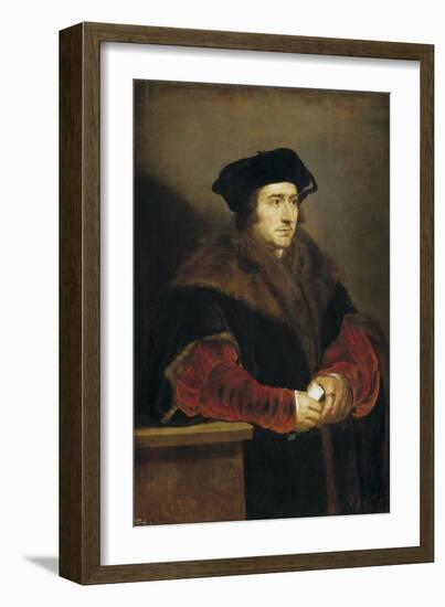 Portrait of Sir Thomas More, 1625-1630-Peter Paul Rubens-Framed Giclee Print