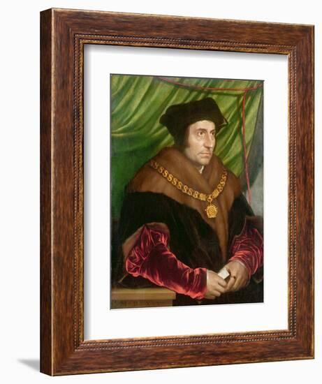 Portrait of Sir Thomas More-Hans Holbein the Younger-Framed Giclee Print