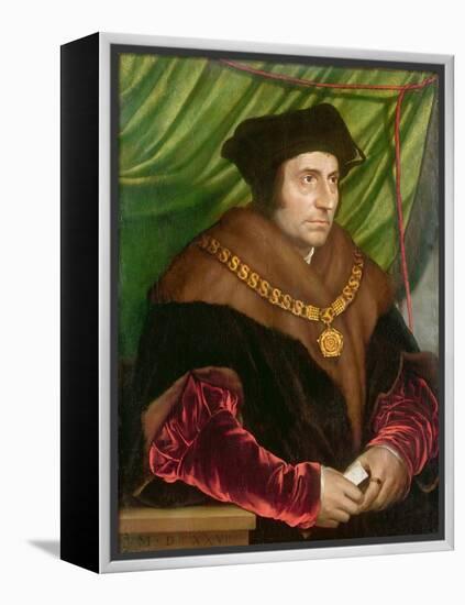 Portrait of Sir Thomas More-Hans Holbein the Younger-Framed Premier Image Canvas