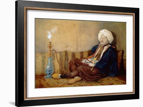 Portrait of Sir Thomas Phillips in Turkish Dress, 1842-43-Richard Dadd-Framed Giclee Print