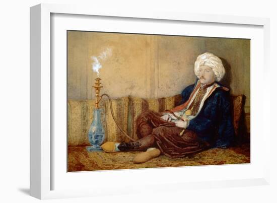 Portrait of Sir Thomas Phillips in Turkish Dress, 1842-43-Richard Dadd-Framed Premium Giclee Print