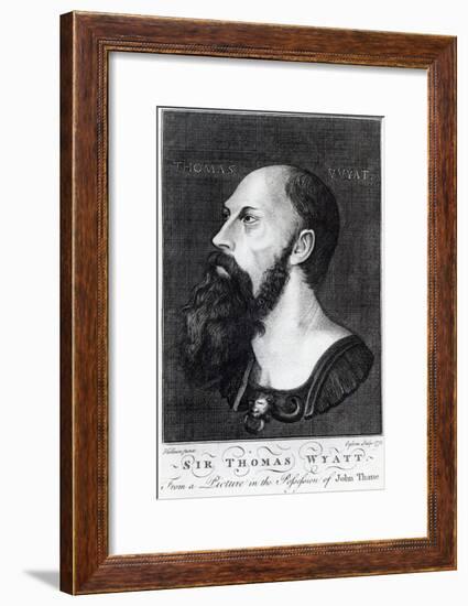 Portrait of Sir Thomas Wyatt the Younger-Hans Holbein the Younger-Framed Giclee Print