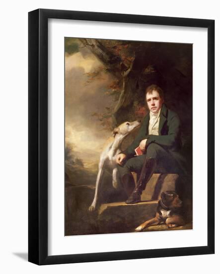 Portrait of Sir Walter Scott and His Dogs-Sir Henry Raeburn-Framed Giclee Print