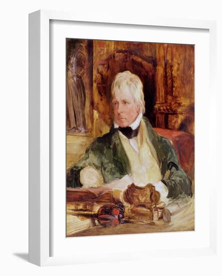 Portrait of Sir Walter Scott, c.1824-Edwin Henry Landseer-Framed Giclee Print