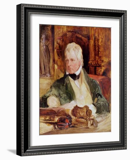 Portrait of Sir Walter Scott, c.1824-Edwin Henry Landseer-Framed Giclee Print