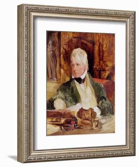 Portrait of Sir Walter Scott, c.1824-Edwin Henry Landseer-Framed Giclee Print