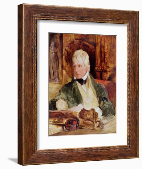 Portrait of Sir Walter Scott, c.1824-Edwin Henry Landseer-Framed Giclee Print