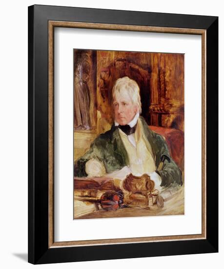 Portrait of Sir Walter Scott, c.1824-Edwin Henry Landseer-Framed Giclee Print