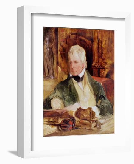 Portrait of Sir Walter Scott, c.1824-Edwin Henry Landseer-Framed Giclee Print