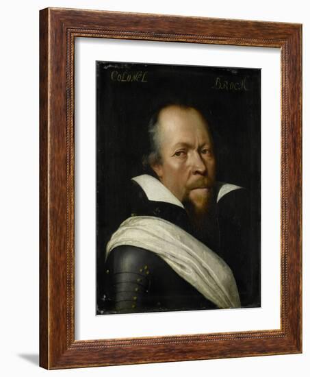 Portrait of Sir William Brog, Colonel of the Old Scotch Guards-Jan Antonisz van Ravesteyn-Framed Art Print